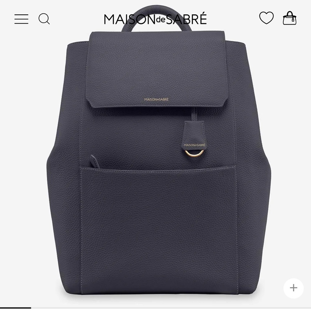 Maison de Sabré Women's Graphite Gray Backpack